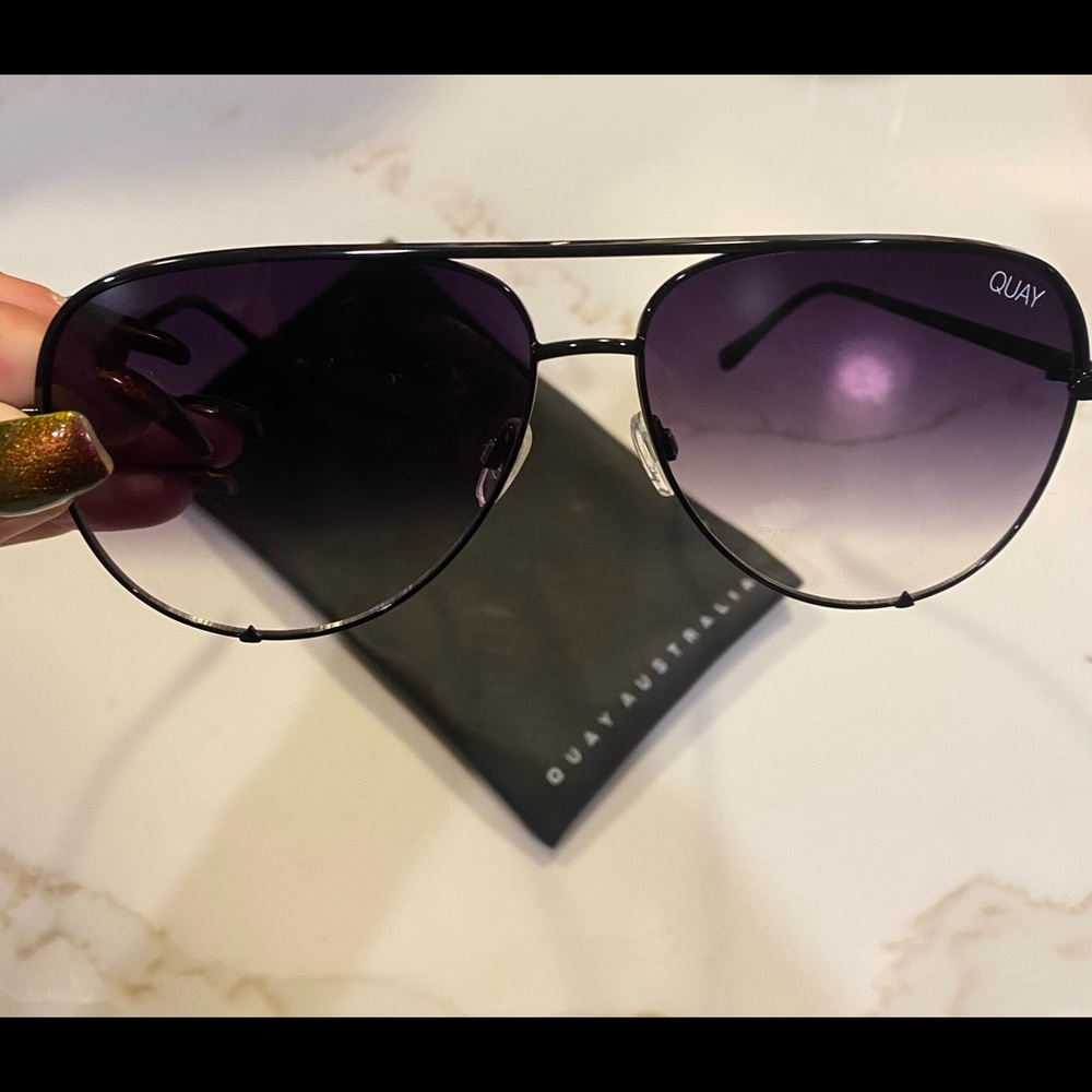 Quay High Key - worn once w/ case